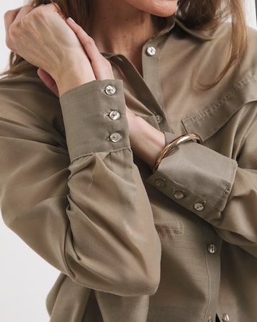 Voile Utility Detail Shirt