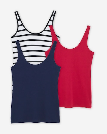 Pure Cotton 3 Pack Vests