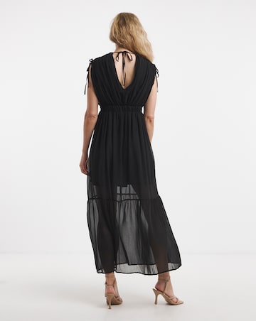 Religion V Neck Maxi Dress