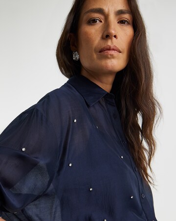 Embellished Long Sleeve Shirt