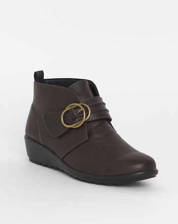 Cushion Walk Touch & Close Ankle Boot E Fit