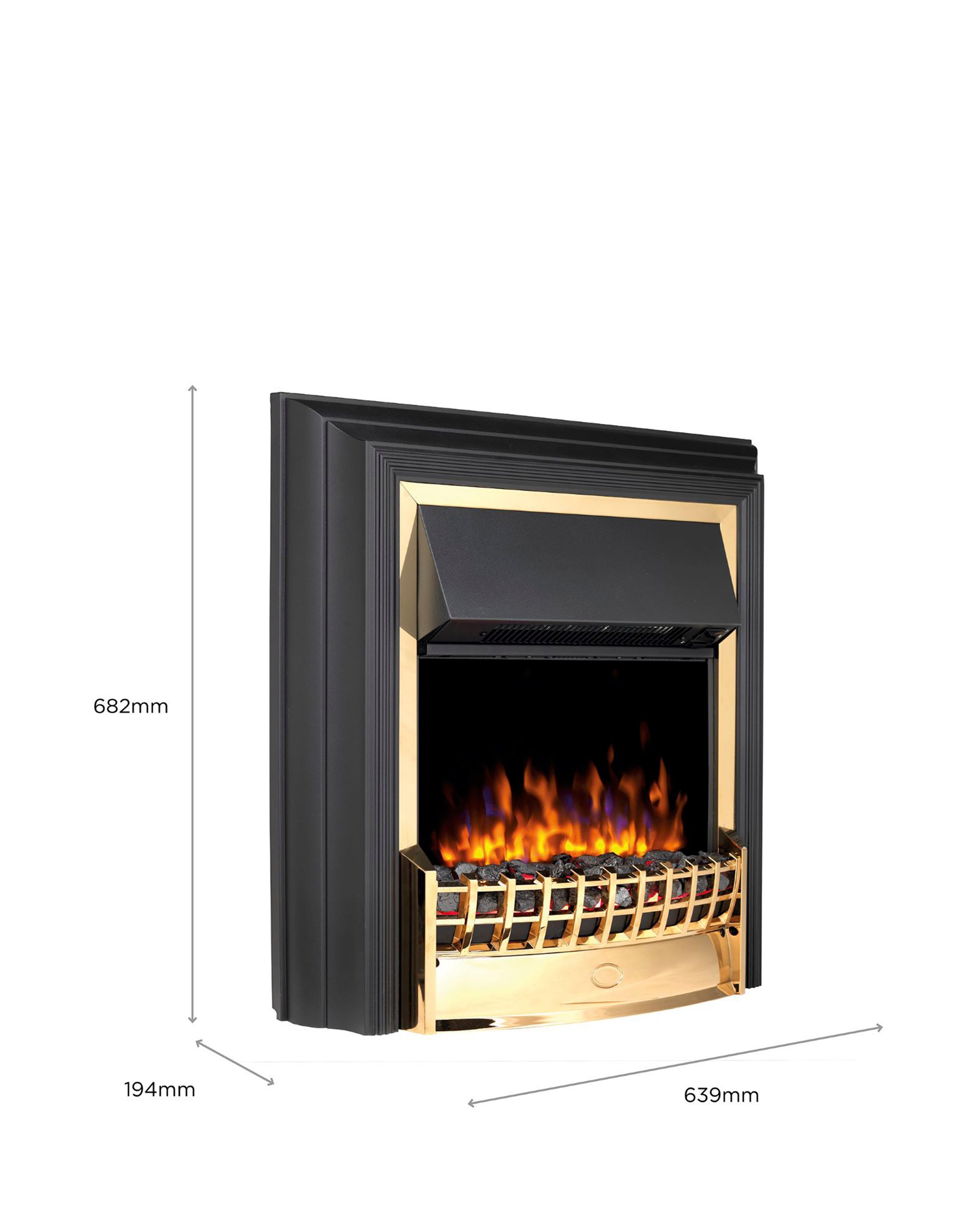 Dimplex Cheriton Deluxe Chrome Optiflame Electric Fire | Ambrose