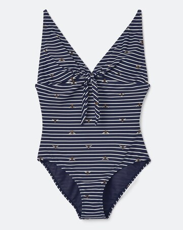Joules Sandy Tie Front Swimsuit