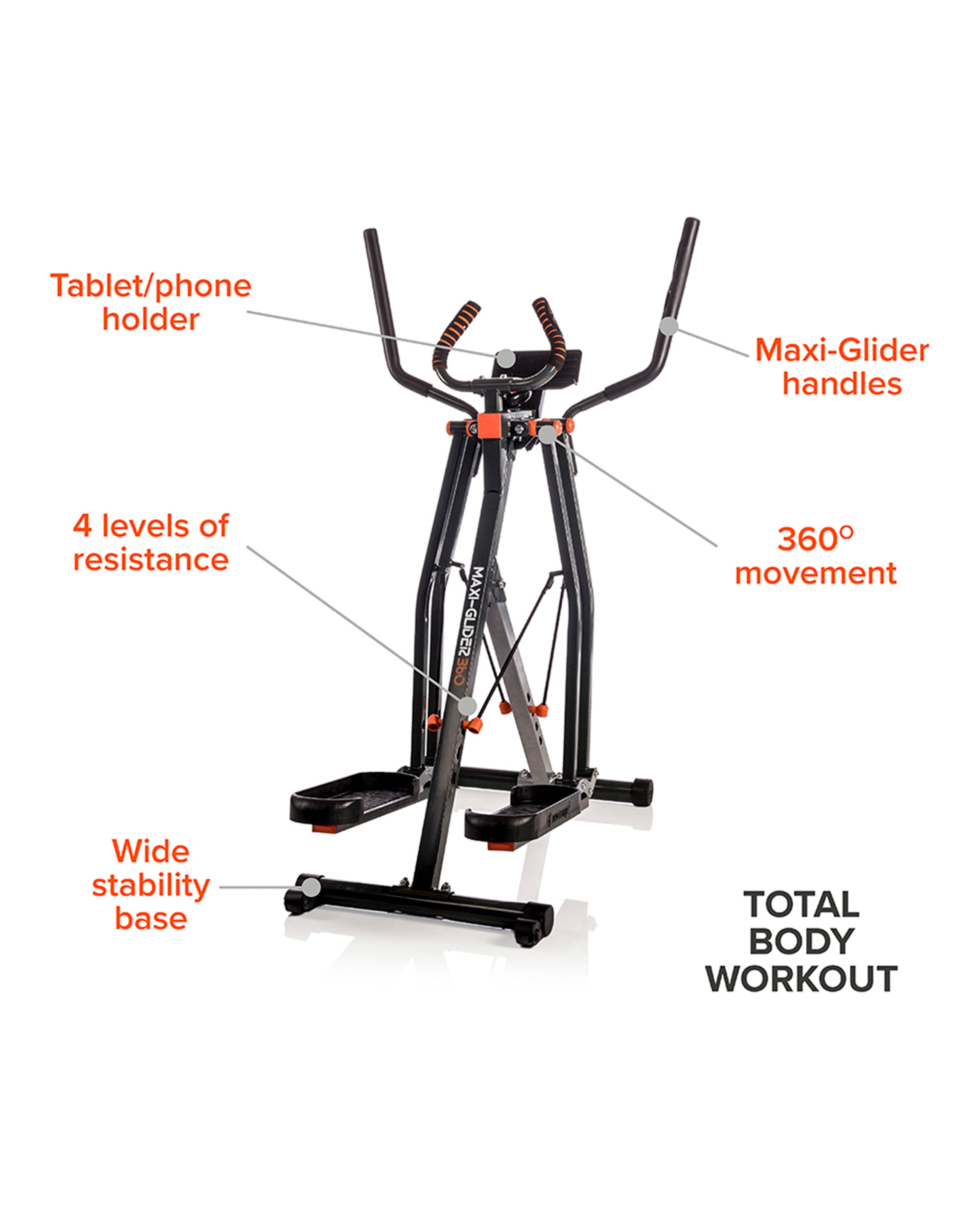 New Image 'Maxi Glider 360' 10-in-1 Cross Trainer Ambrose Wilson