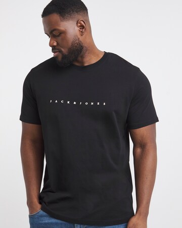 Jack & Jones Star Logo T-Shirt - Black
