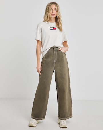 Tommy Jeans Relaxed Melange Flag Tee