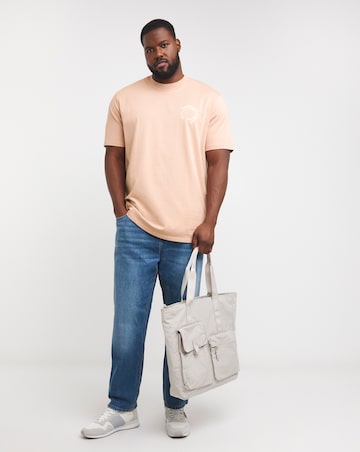 Jack & Jones Lasting Impact Graphic T-Shirt - Pink
