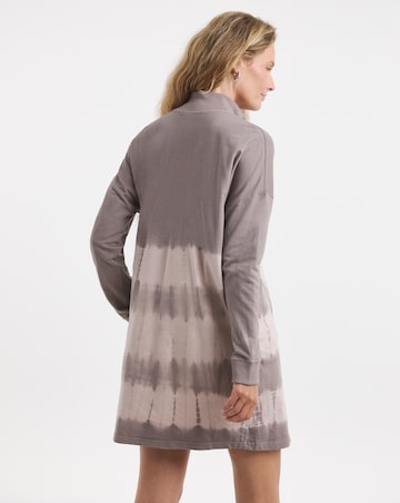 Religion Cotton 1/2 Zip Sweat Dress