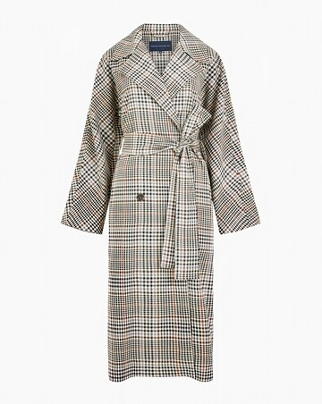 French Connection Dandy Check Trench Coat