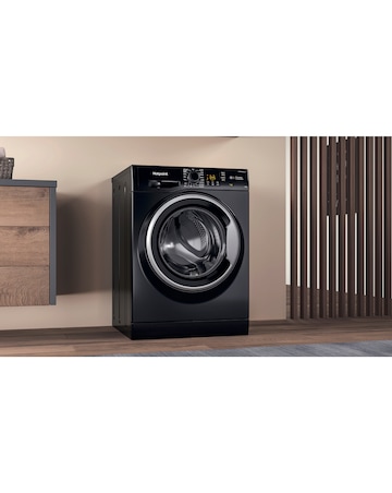 Hotpoint NSWM 1046 BS UK 10kg, 1400rpm, Washing Machine - Black