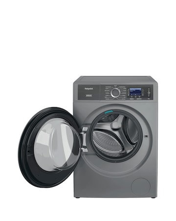 Hotpoint H809ADSGPOWERUK, 10kg, 1400rpm Washing Machine - Silver + Install