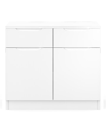 Sorrento Ready Assembled High Gloss Small Sideboard