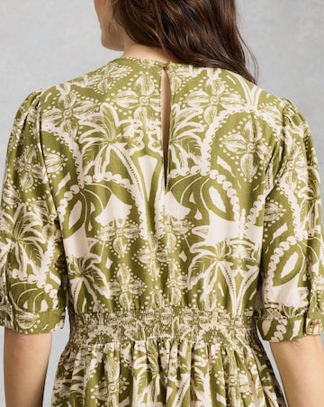 White Stuff Fern Linen Blend Dress