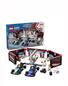 LEGO City F1 Garage &amp; Mercedes-AMG &amp; Alpine Cars Set 60444