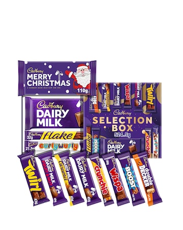 Cadbury Merry Christmas Chocolate Selection Box Hamper