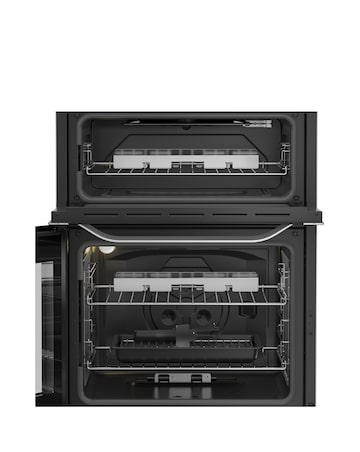 Hotpoint HDG6GDCX 60cm Gas Double Cooker Glass Lid Stainless Steel Installation