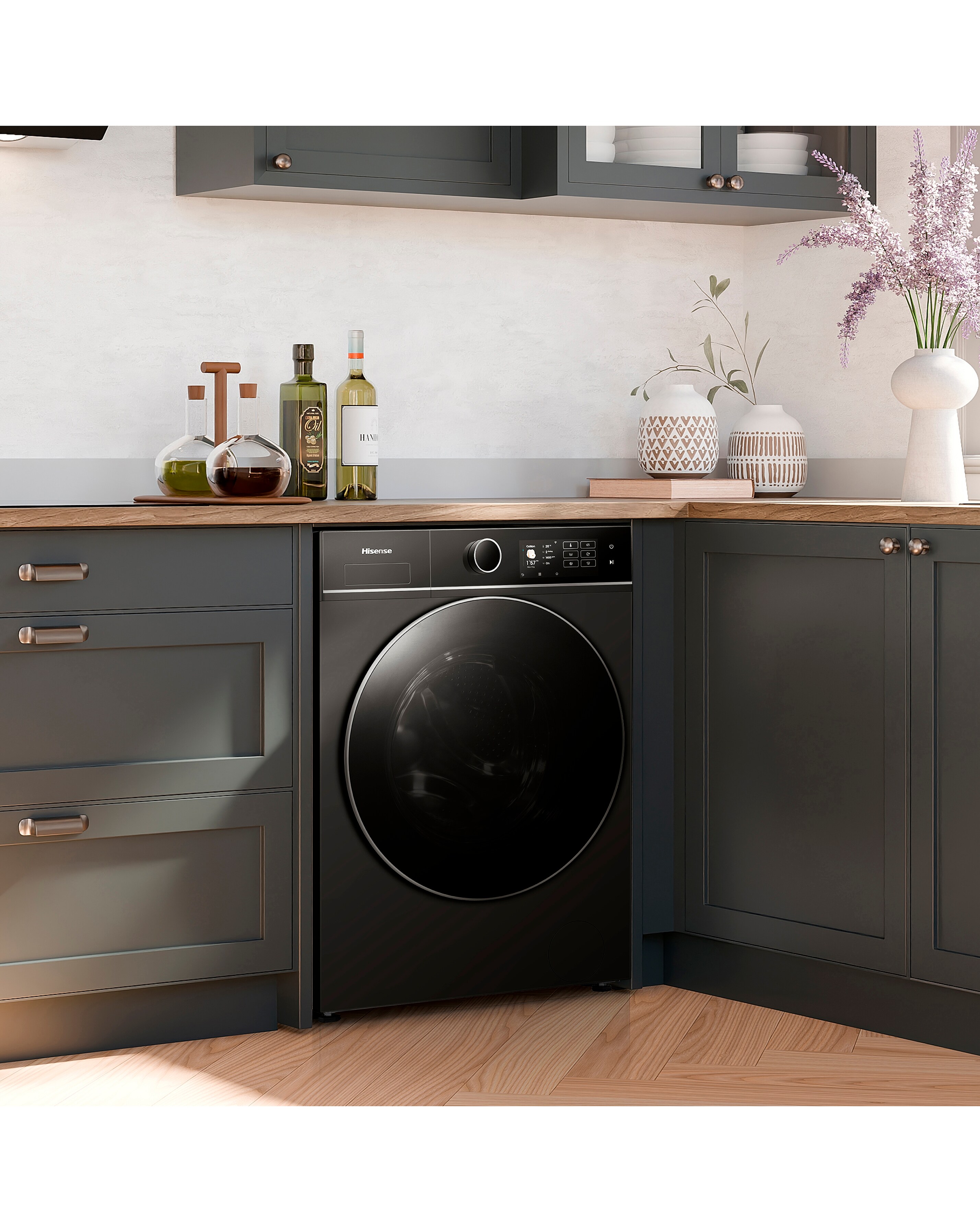 Hisense KitchenFit 5i Series WD5I1245BBR 12kg/8kg Washer Dryer