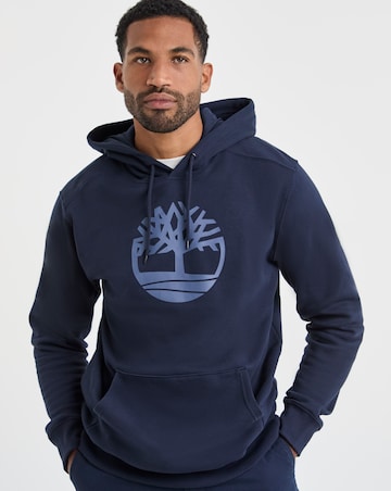 Timberland Kennebec River Tree Logo Hoodie - Navy