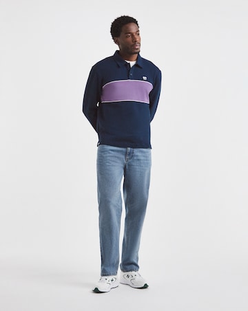 Union Relaxed Rugby Sweatshirt - Navy