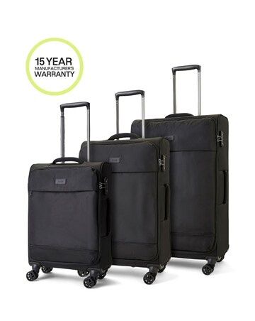 Rock Paris 3pc Suitcase Set
