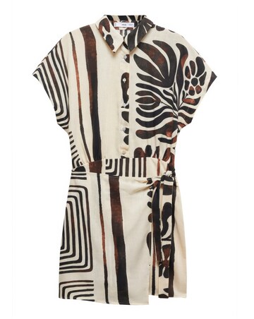 Mango Karina Shirt Mini Dress