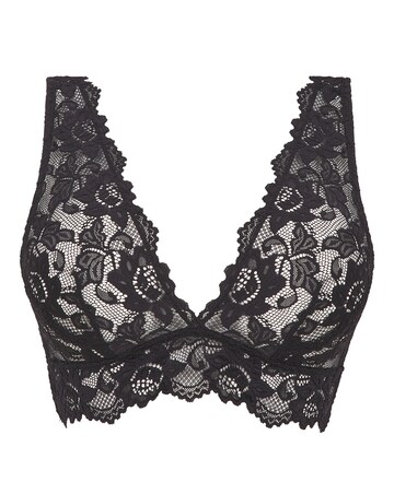 Pretty Secrets Millie Lace Bralette - Black