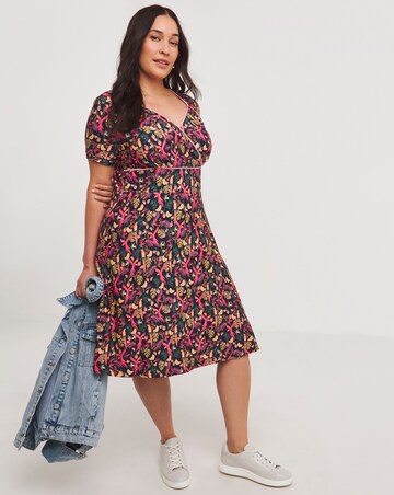 Joe Browns Perfect Parrot Jersey Midi Dress