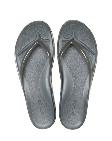 Crocs Carbon Miami Jelly Round Toe Flip - Standard Fit