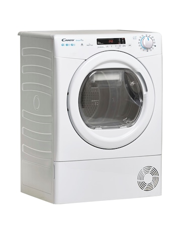 Candy CSOE H9A2DE-80 9Kg Heat Pump Tumble Dryer, A++ Rated, White with Wi-fi