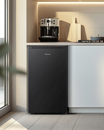 Fridgemaster MUZ4860EB Under Counter Freezer - Black E Rated