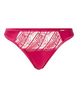 Joanna Hope Satin &amp; Embroidery Midi Briefs