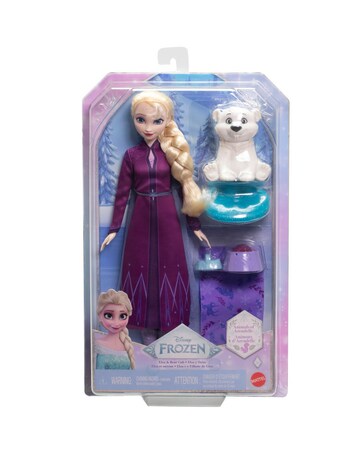 Disney Frozen Fashion Doll Elsa & Baby Bear Set