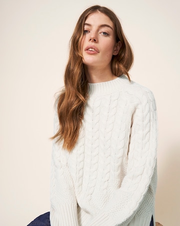 White Stuff Cable Yoke Jumper