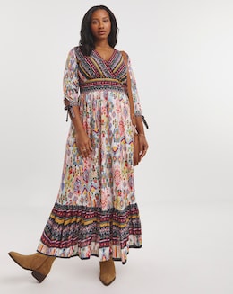 Joe Browns Joy Of Summer Lurex Cotton Maxi Dress