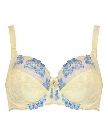 Pour Moi Sofia Full Cup Wired Bra Lemon/Blue
