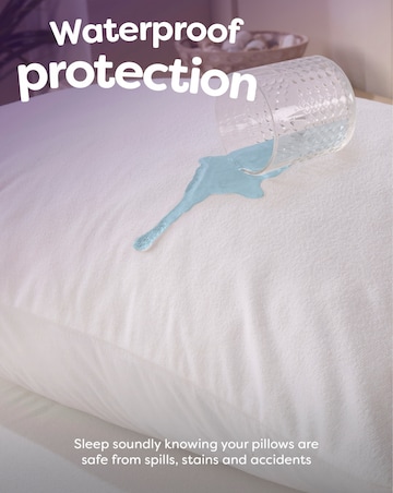 Slumberdown Waterproof Pillow Protectors - 2 Pack