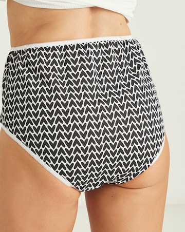 Pretty Secrets (6 Pack) Cotton Full Fit Brief Knickers