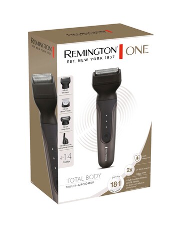 Remington ONE 18-in-1 Total Body Multi-Groomer with Full Sized Foil Shaver PG780