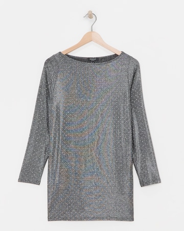 Slash Neck Longline Top