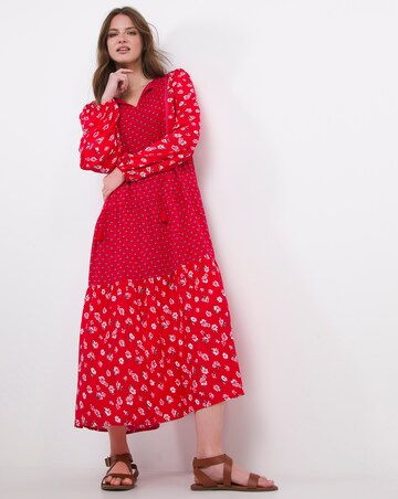 Julipa Multi Print Tiered Dress