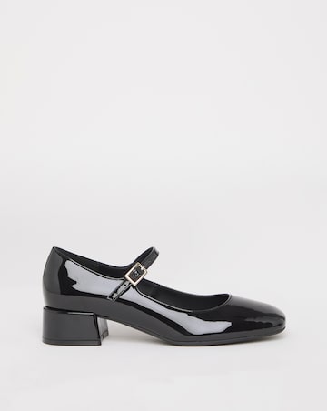 Blithe Low Block Heel Mary Jane - Wide Fit (E)
