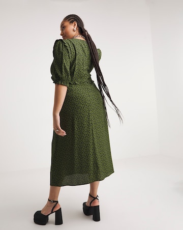 Nobody's Child Felicia Crew Neck Midi Dress