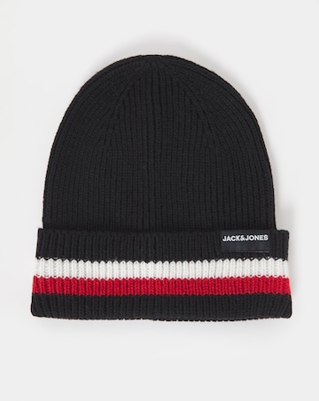 Jack & Jones Beanie & Gloves Giftbox - Black