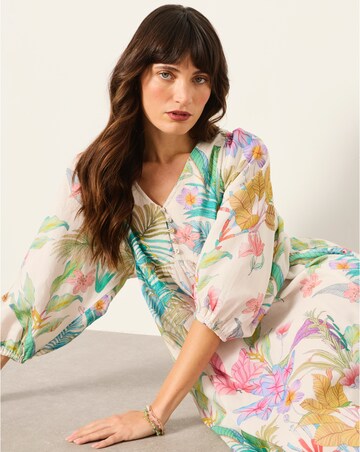 Fatface Rosie Tropical Midi Dress