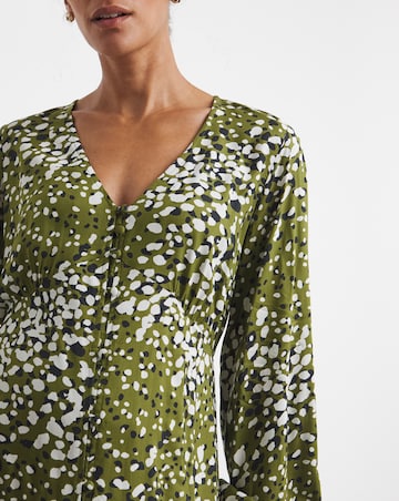 Button Through Tea Dress