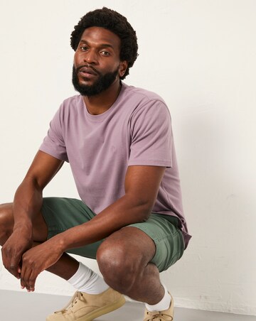 Fatface Lulworth T-Shirt (Regular & Tall) - Dusky Purple