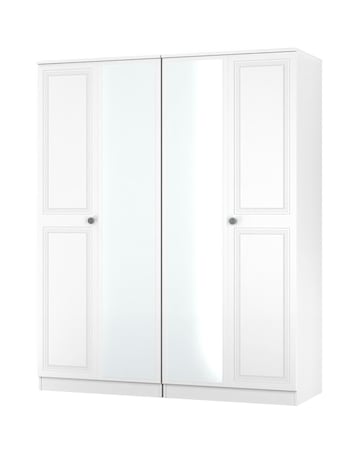 Richmond Ready Assembled 4 Door Wardrobe