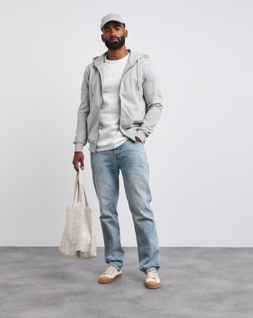 Full Zip Hoodie - Grey Marl