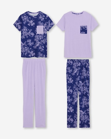 JD Williams (2 Pack) Value Pyjama Sets