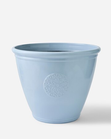 La Hacienda Eden Emblem Blue Planter 40cm